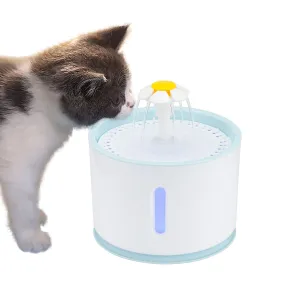 2.4L Automatic Pet Water Fountain with LED Night-Light