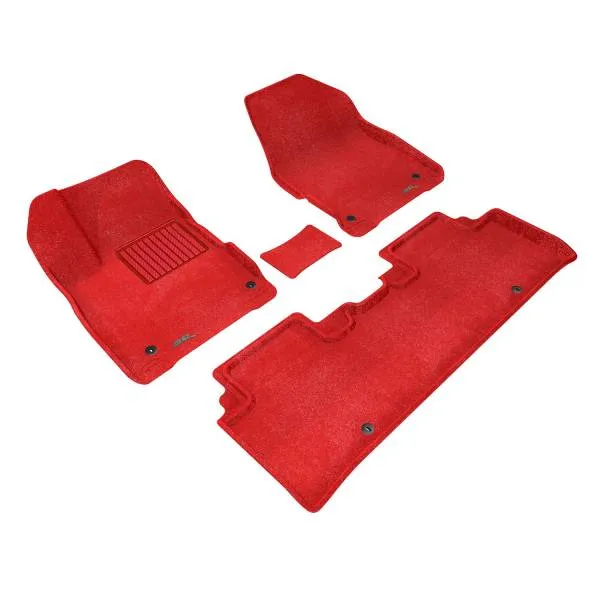 3D MAXpider Floor Mats Kia EV6 (22-24) Premium Perfect Fit Carpet Series - Complete Set