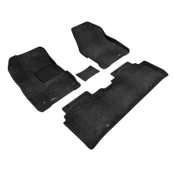 3D MAXpider Floor Mats Kia EV6 (22-24) Premium Perfect Fit Carpet Series - Complete Set