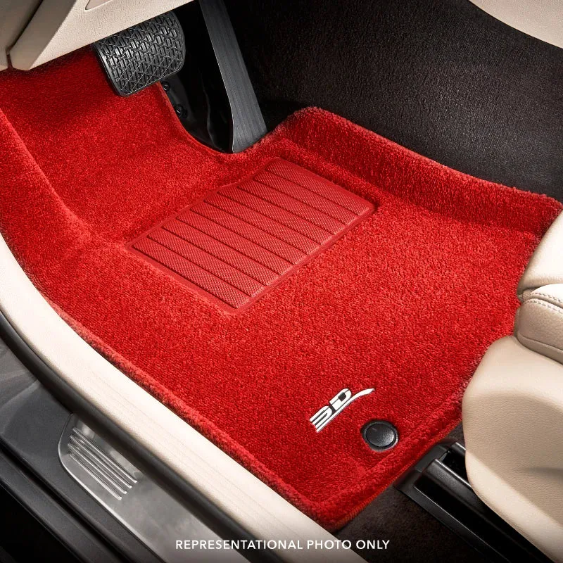 3D MAXpider Floor Mats Kia EV6 (22-24) Premium Perfect Fit Carpet Series - Complete Set