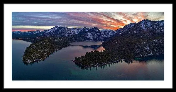50 Shades Of Tahoe by Brad Scott - Framed Print