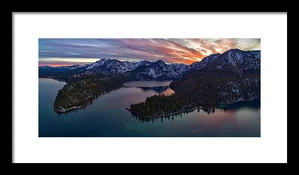 50 Shades Of Tahoe by Brad Scott - Framed Print