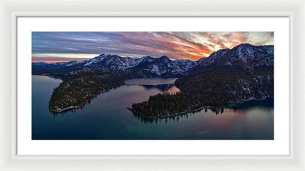50 Shades Of Tahoe by Brad Scott - Framed Print