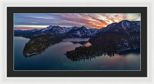 50 Shades Of Tahoe by Brad Scott - Framed Print