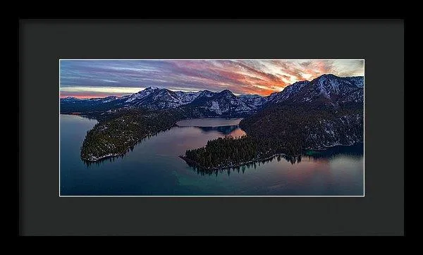 50 Shades Of Tahoe by Brad Scott - Framed Print