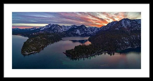 50 Shades Of Tahoe by Brad Scott - Framed Print