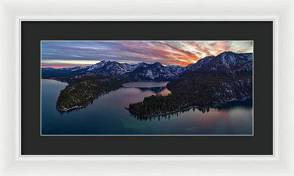 50 Shades Of Tahoe by Brad Scott - Framed Print