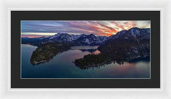 50 Shades Of Tahoe by Brad Scott - Framed Print