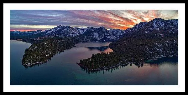 50 Shades Of Tahoe by Brad Scott - Framed Print
