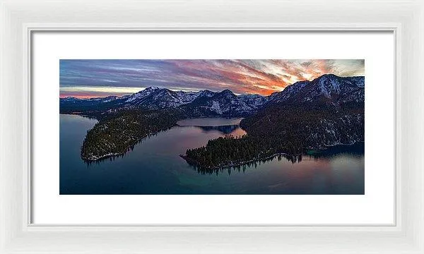 50 Shades Of Tahoe by Brad Scott - Framed Print
