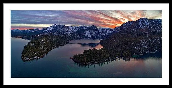 50 Shades Of Tahoe by Brad Scott - Framed Print
