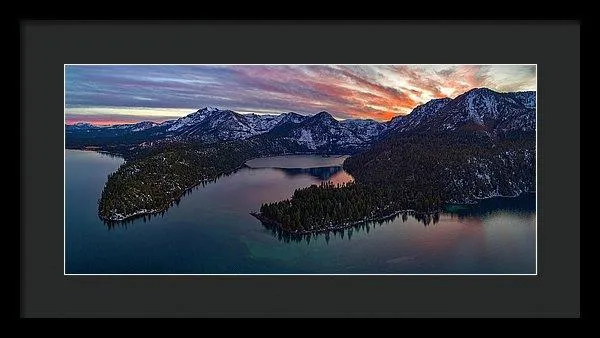 50 Shades Of Tahoe by Brad Scott - Framed Print