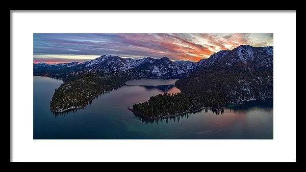 50 Shades Of Tahoe by Brad Scott - Framed Print