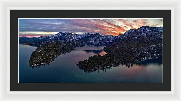 50 Shades Of Tahoe by Brad Scott - Framed Print