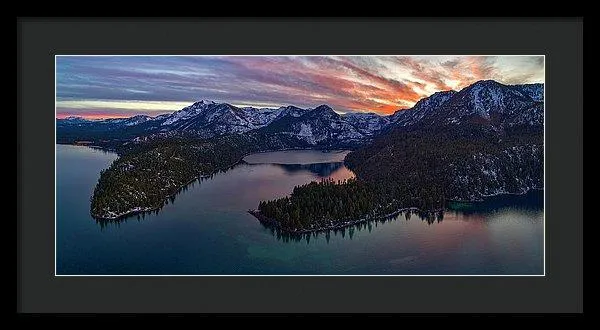 50 Shades Of Tahoe by Brad Scott - Framed Print