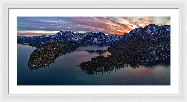 50 Shades Of Tahoe by Brad Scott - Framed Print