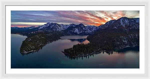 50 Shades Of Tahoe by Brad Scott - Framed Print