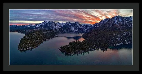 50 Shades Of Tahoe by Brad Scott - Framed Print