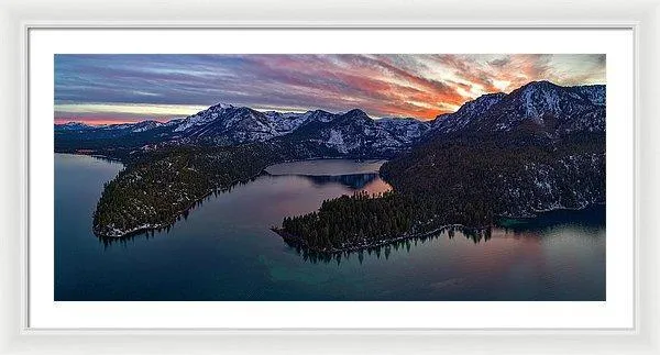 50 Shades Of Tahoe by Brad Scott - Framed Print
