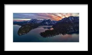 50 Shades Of Tahoe by Brad Scott - Framed Print