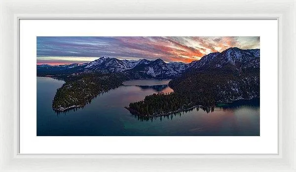 50 Shades Of Tahoe by Brad Scott - Framed Print