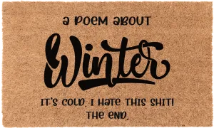 A poem about winter