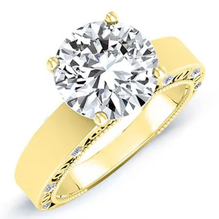 Acacia - Round Diamond Bridal Set