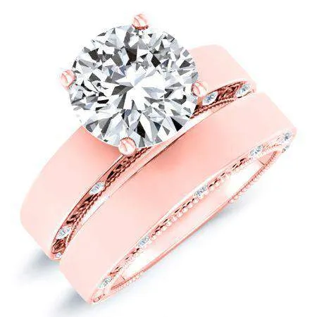Acacia - Round Diamond Bridal Set