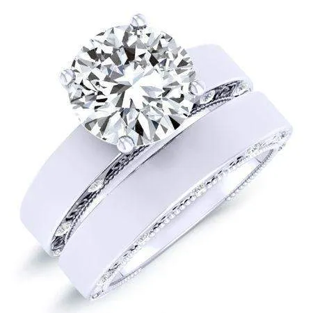 Acacia - Round Diamond Bridal Set