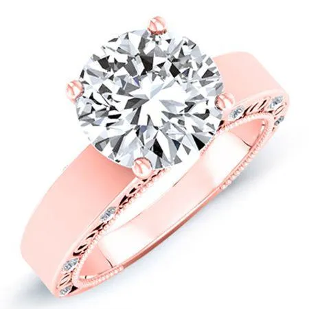 Acacia - Round Diamond Bridal Set
