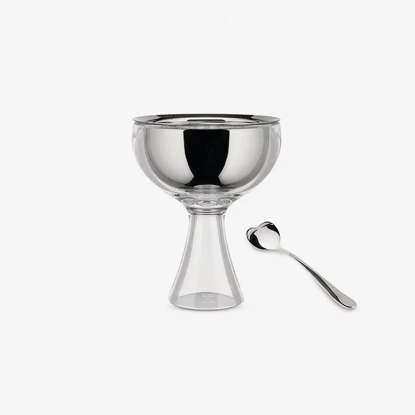 Alessi | Big Love Ice Cream Bowl & Spoon Set