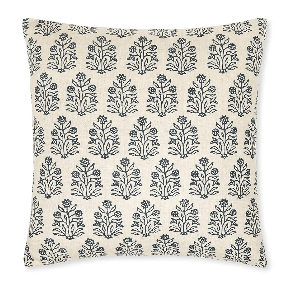 Amer Indian Teal Linen Cushion