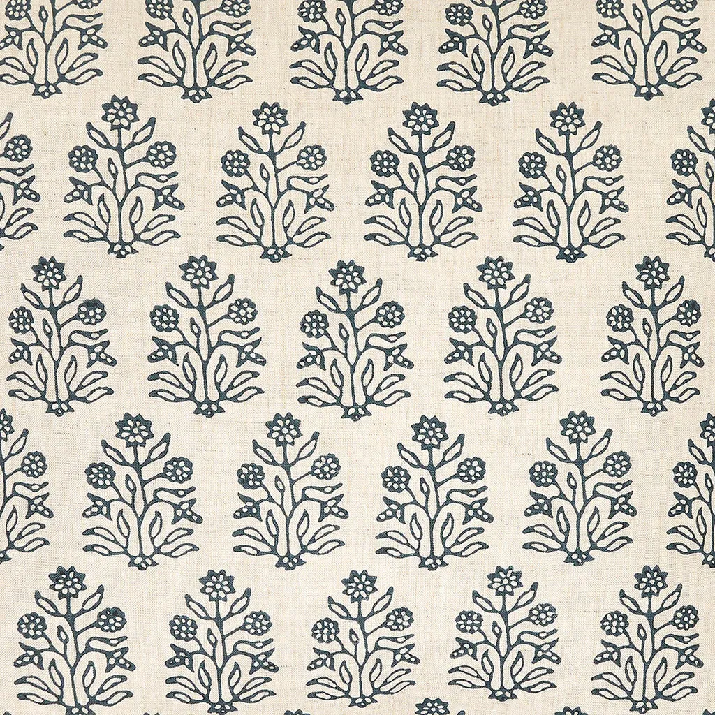 Amer Indian Teal Linen Cushion