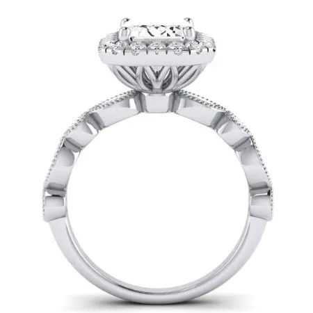Aubretia - Emerald Diamond Bridal Set