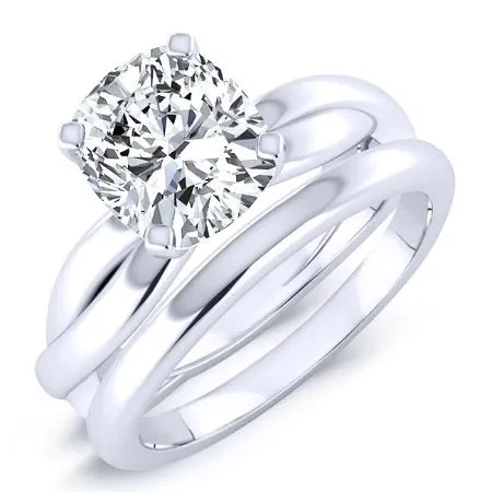 Baneberry - Cushion Diamond Bridal Set