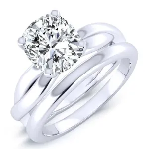 Baneberry - Cushion Diamond Bridal Set
