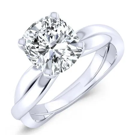 Baneberry - Cushion Diamond Bridal Set