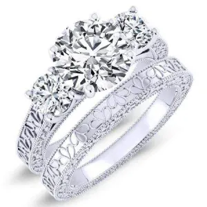 Belladonna - Round Diamond Bridal Set