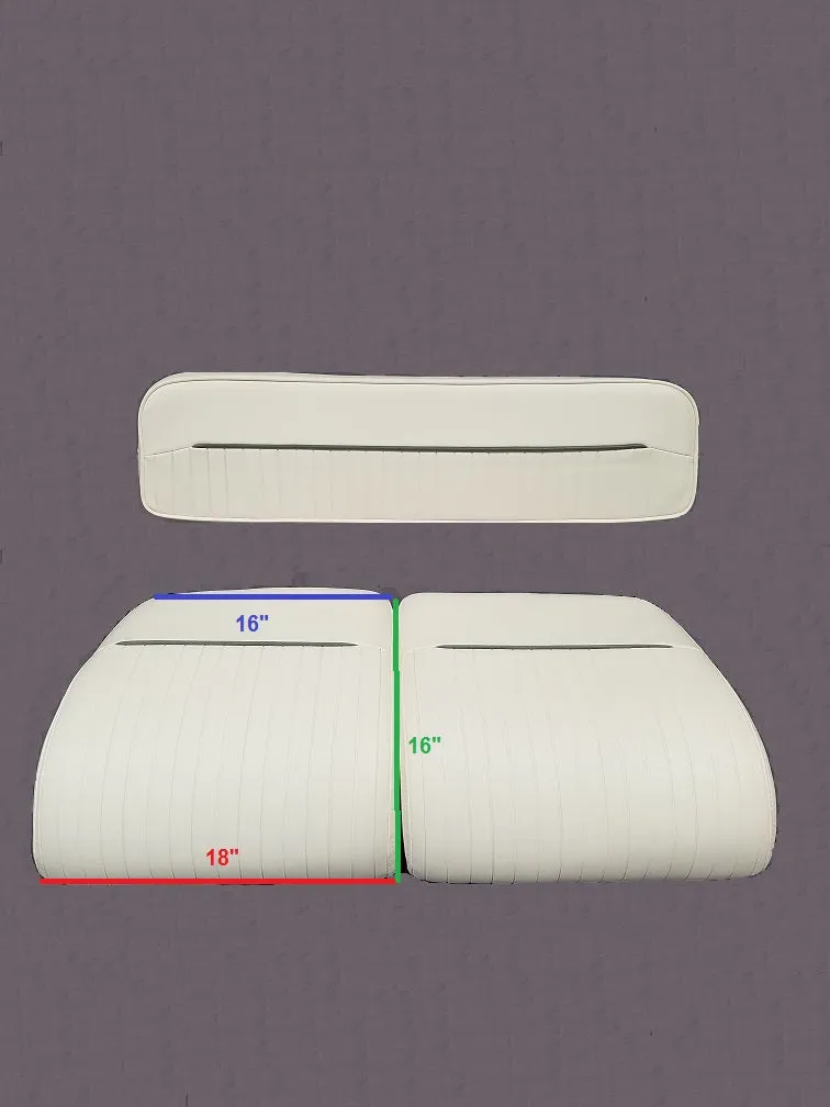 Boston Whaler 220 Dauntless Leaning Pilot Post Cushion Set (Bright White)