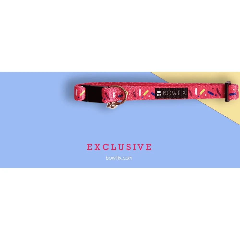 Bowtix Handmade Cat Collar With Removable Bowtie - Sweet Tooth