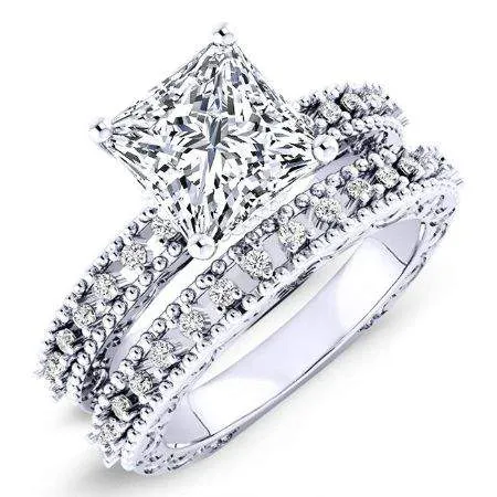 Carmel - Princess Diamond Bridal Set