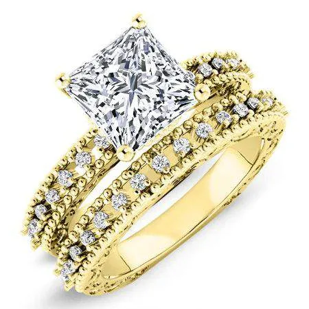 Carmel - Princess Diamond Bridal Set