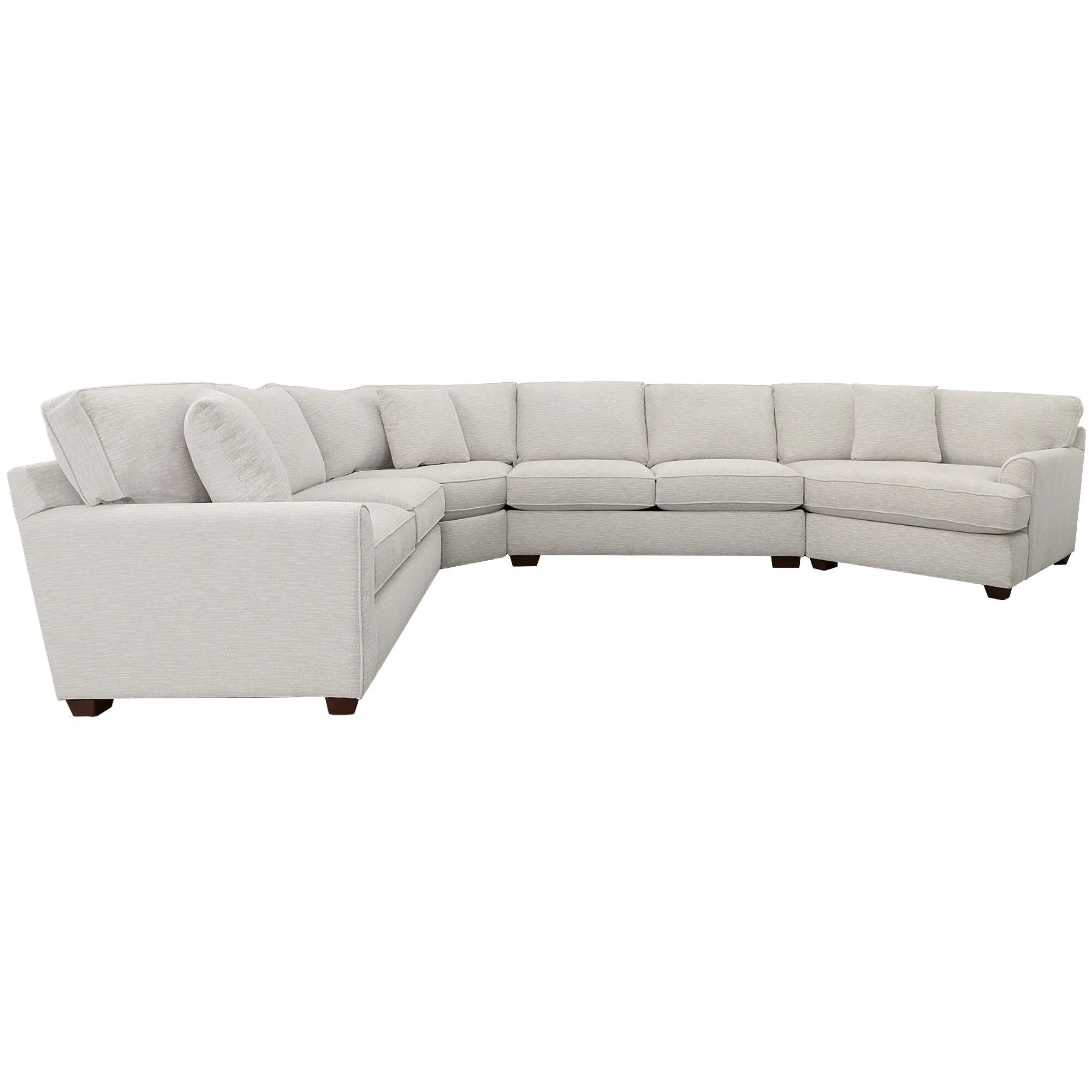 Connections Flare 4 Piece Right Cuddler Wedge Sectional