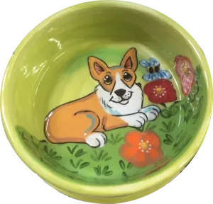 Corgi Dog Bowl