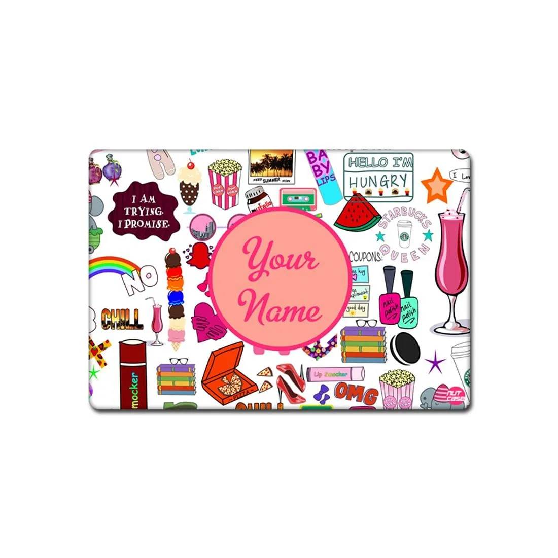 Custom Dinner Placemats for Girl Birthday Return Gift Ideas - Girly