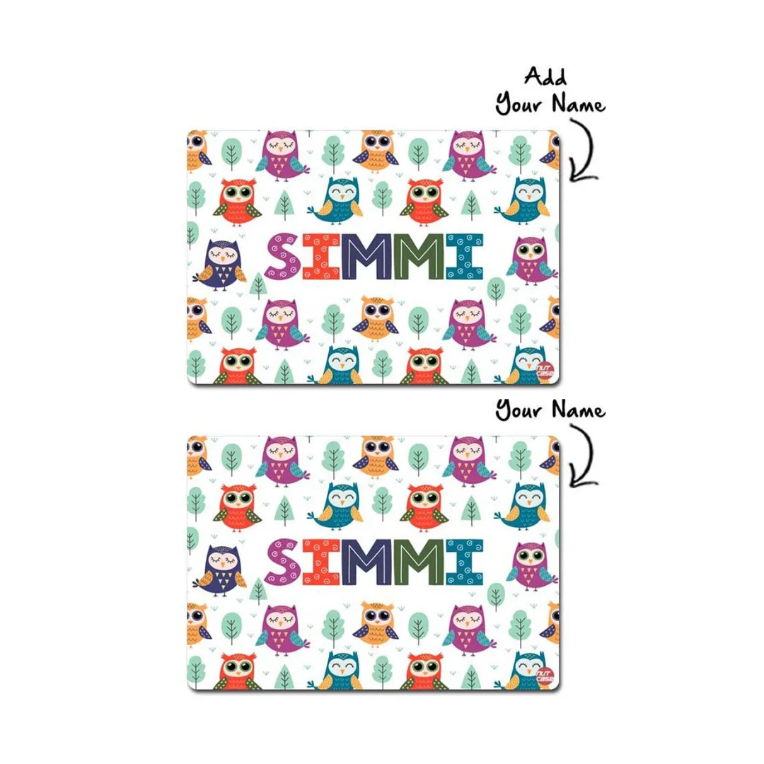 Custom Table Mats for Dining Table Return Gifts for 9 Year Olds -  Owl & Tree