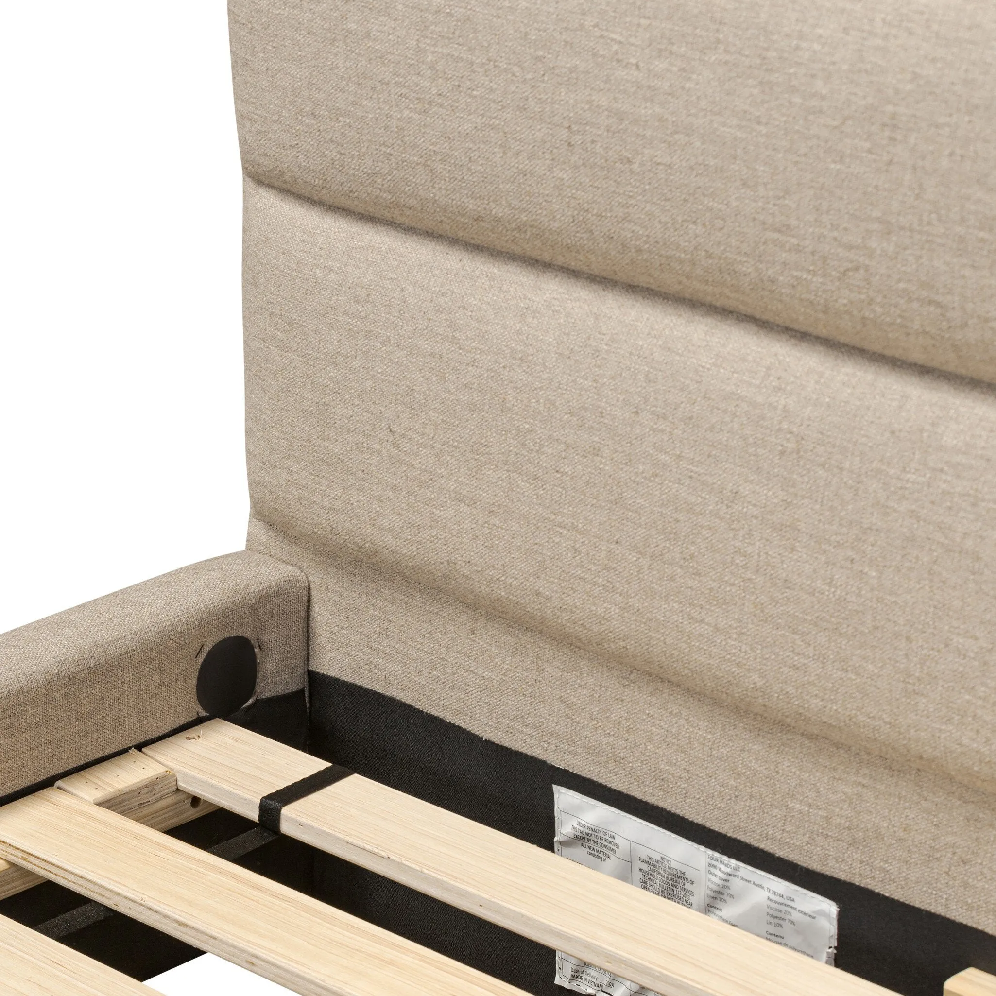 Daphne Bed - Taupe
