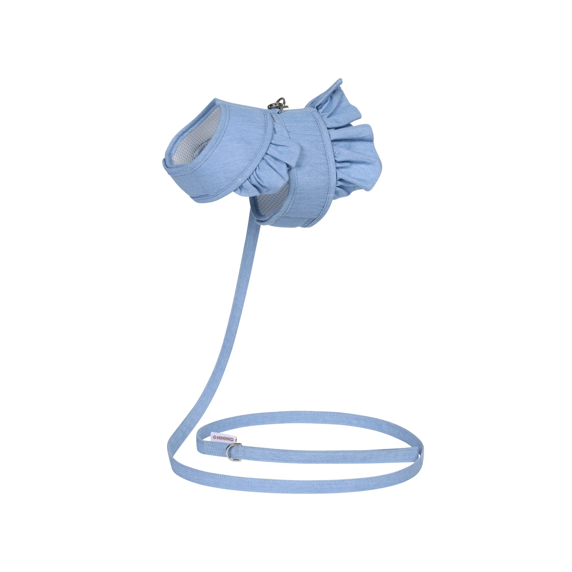 Denim With It Harness Set - Blue