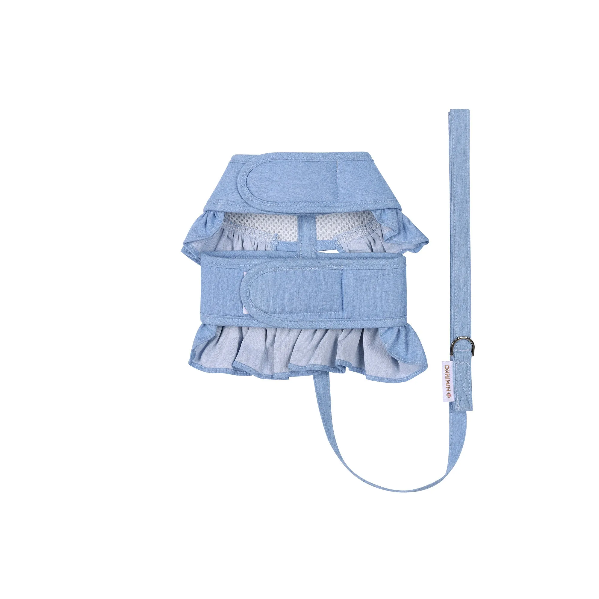Denim With It Harness Set - Blue