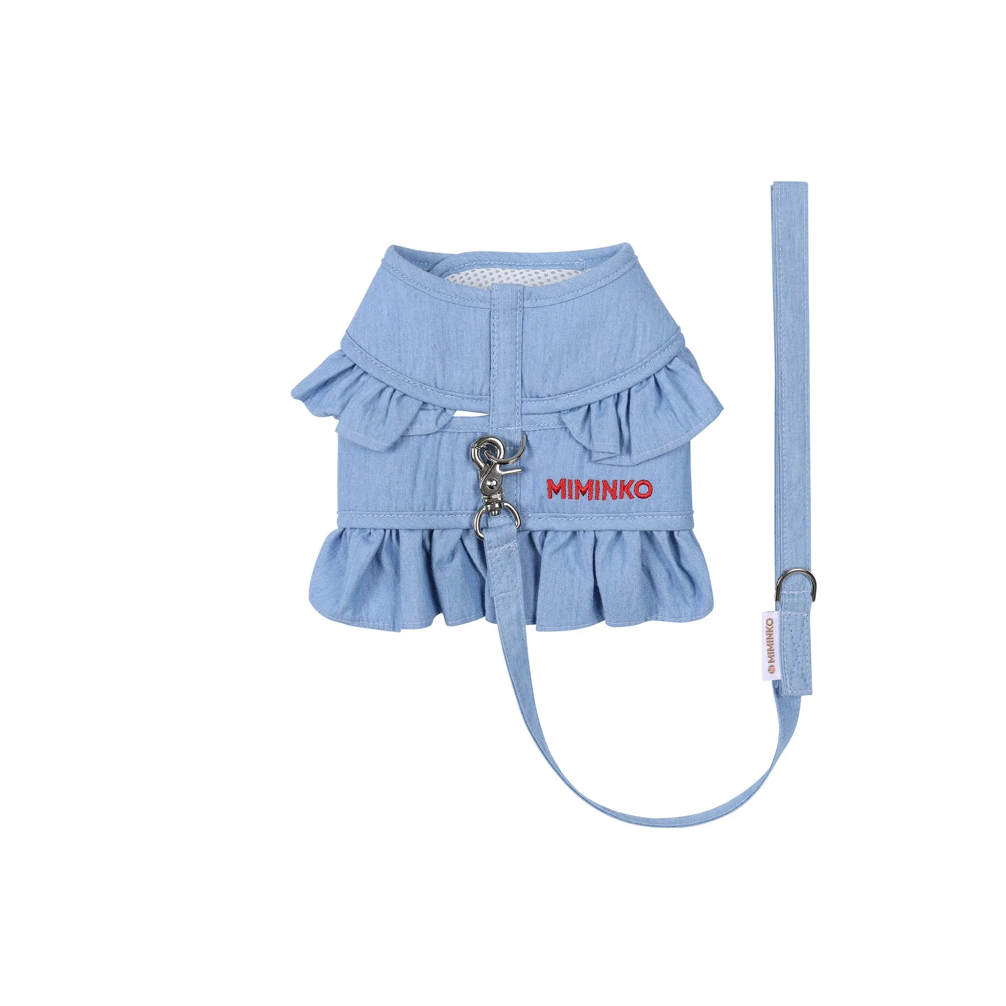 Denim With It Harness Set - Blue